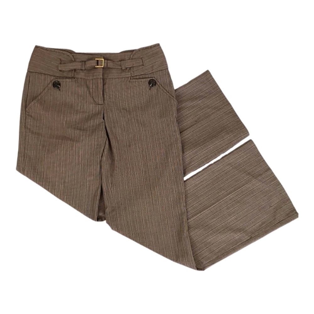 Vintage Brown Stripe Trousers Pants